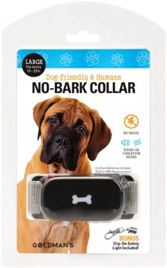 Humane No Bark Dog Collar - Sound & Vibration