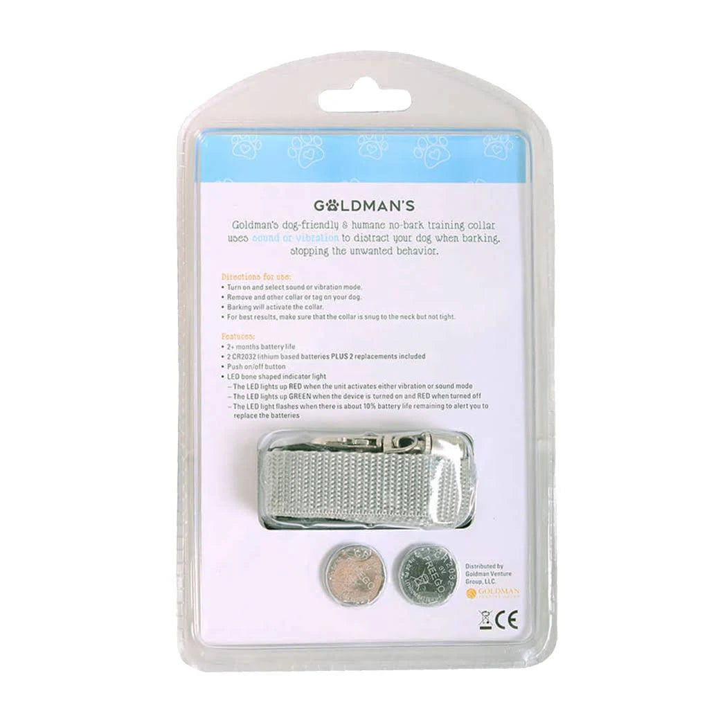 Humane No Bark Dog Collar - Sound & Vibration